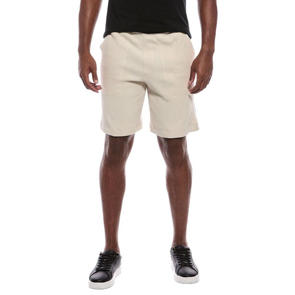 Atm Anthony Thomas Melillo Mens  Waffle Pull-On Short, Beige